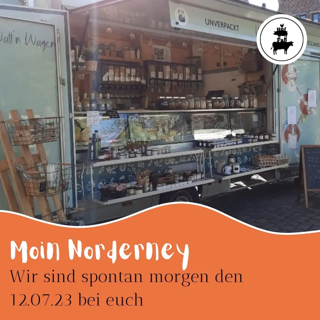 Moin @norderney_meineinsel 
Morgen kommen wir zu euch zum Wochenmarkt. 
Solltet ihr noch etwas vorbestellen wollen, schreibt gerne einfach gern eine WhatsApp unter 01736641456😊

#norderney #Norden
#norderney_meineinsel #Wochenmarkt #Küste #nordsee

@unverpackt.ostfriesland @perpetuummobility
